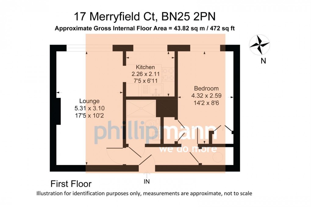 Floorplan for Merryfield Court