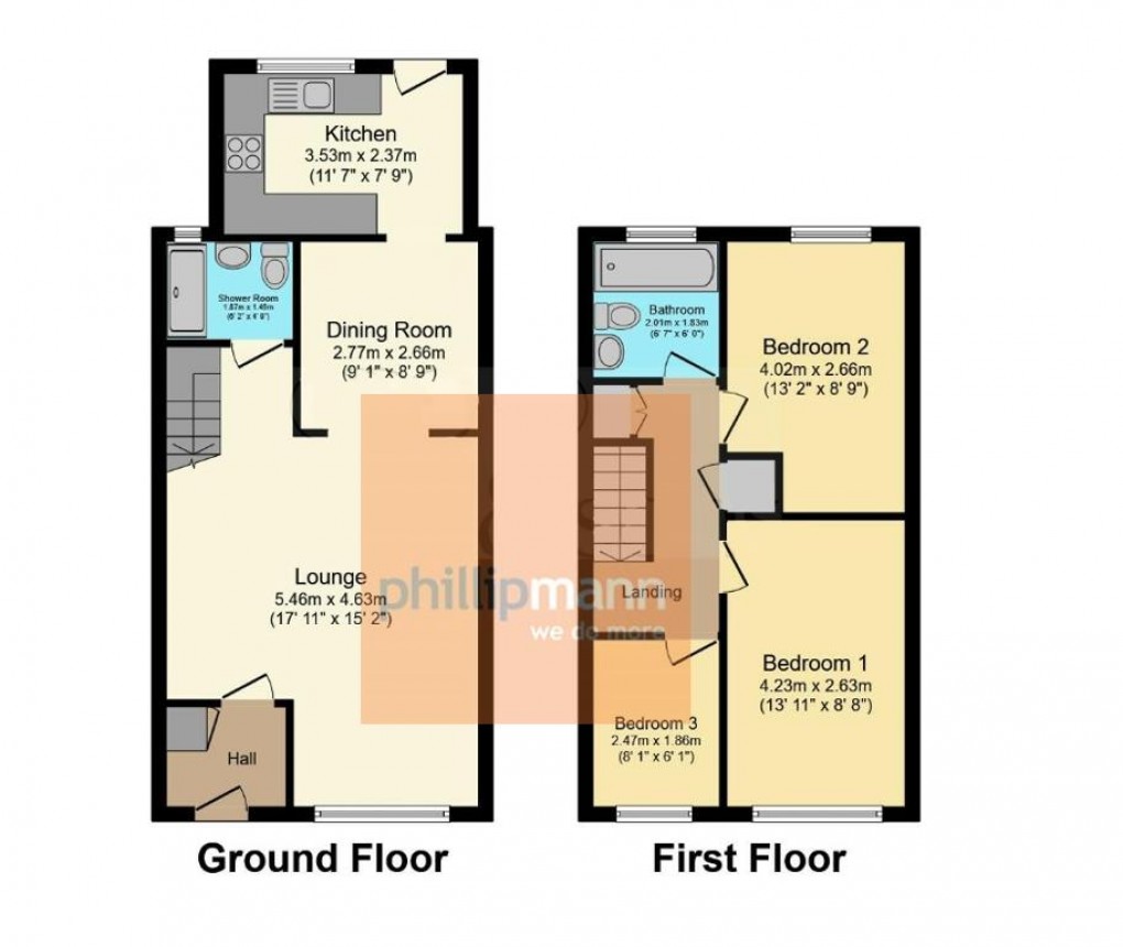 Floorplan for Iford Close, Denton