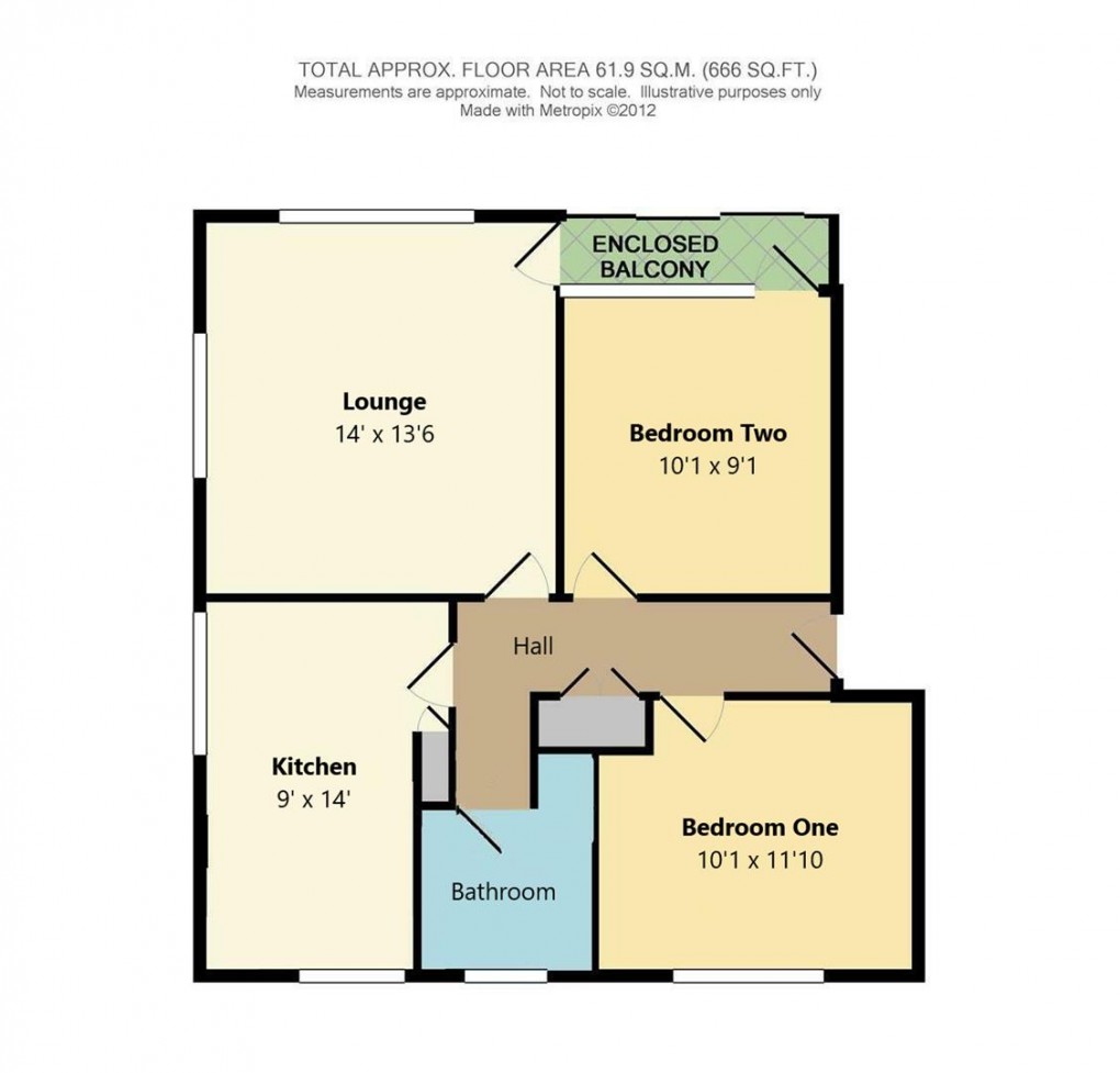 Floorplan for South Coast Road, Telscombe Cliffs, Peacehaven