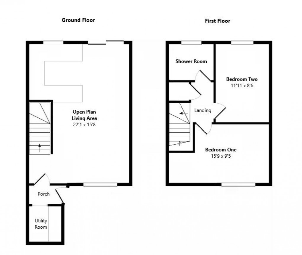 Floorplan for Abbey Close, Peacehaven