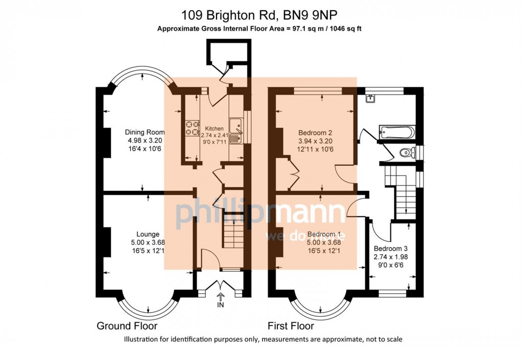 Floorplan for Brighton Road, Newhaven