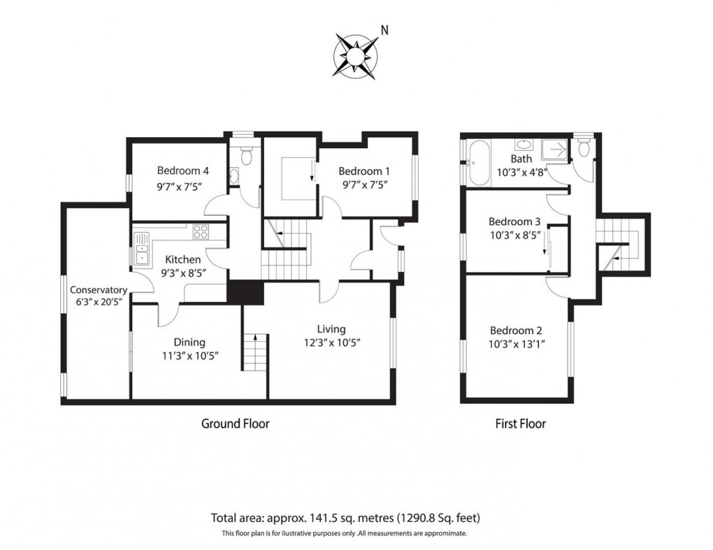 Floorplan for Valley Dene, Newhaven