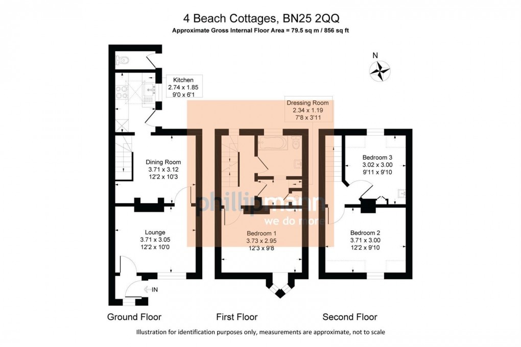 Floorplan for Claremont Road, Seaford