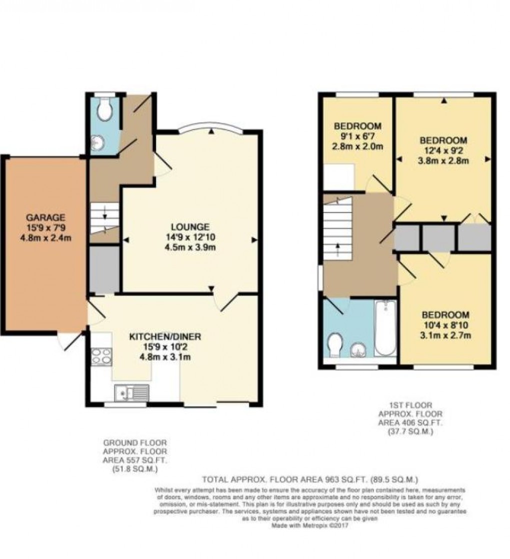 Floorplan for The Covers, Seaford