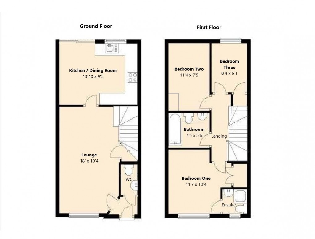 Floorplan for Roundhouse Crescent, Peacehaven