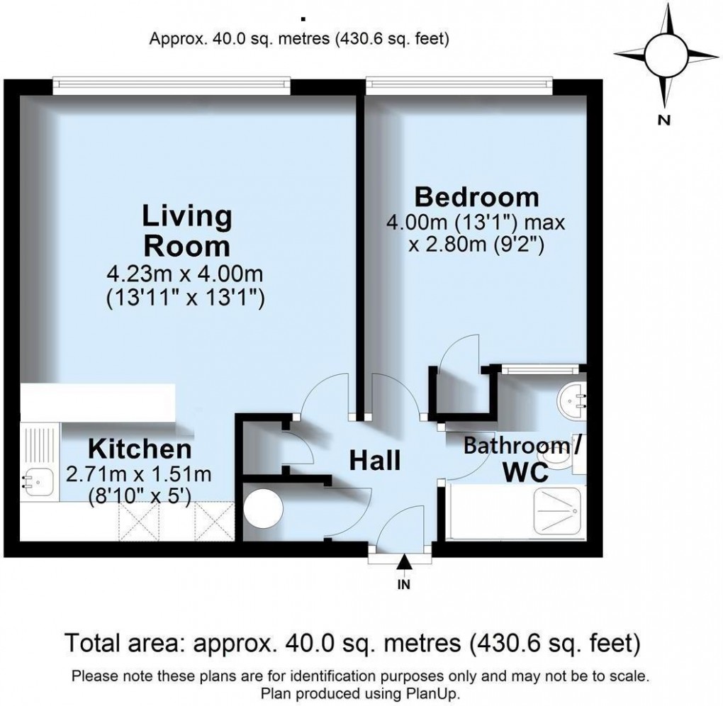 Floorplan for Dane Close, Seaford