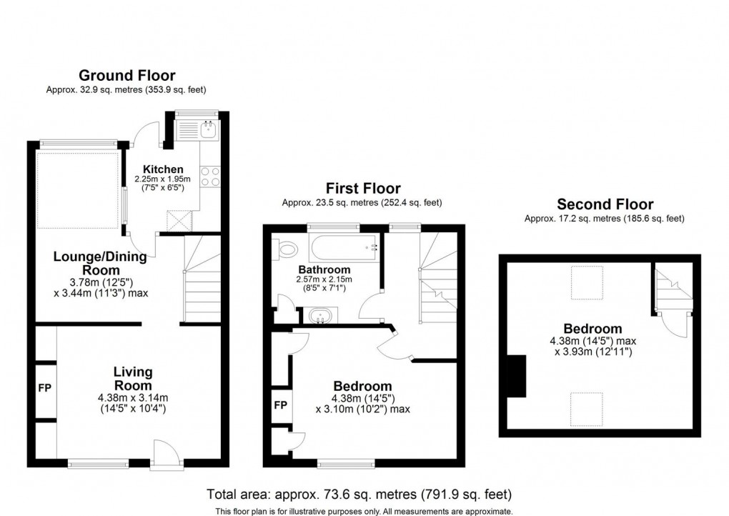 Floorplan for Church Street, Seaford