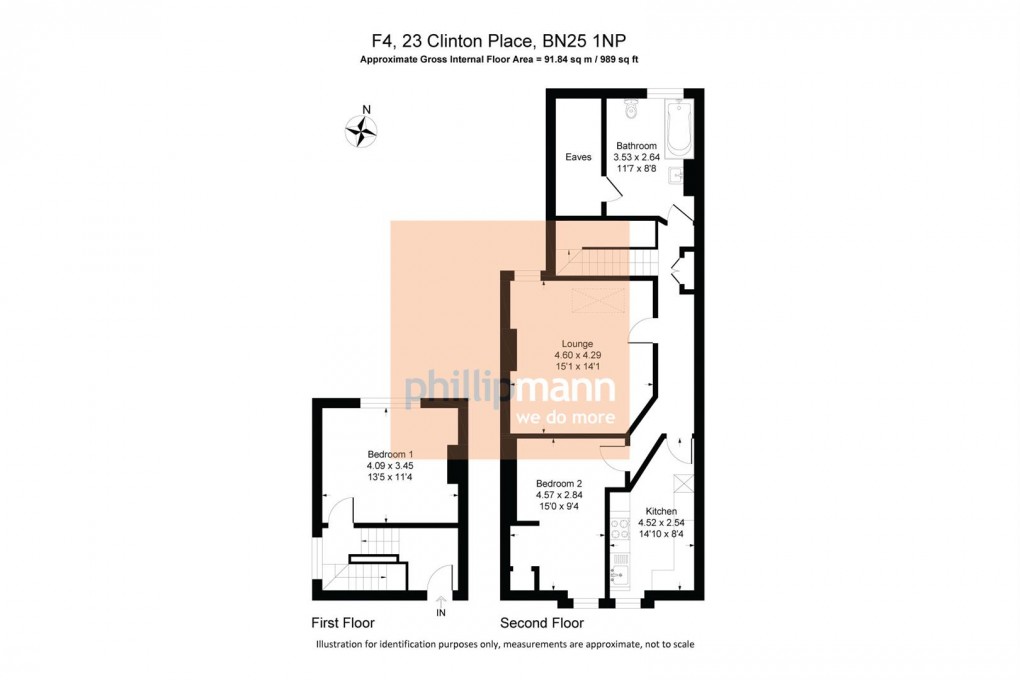 Floorplan for Clinton Place, Seaford