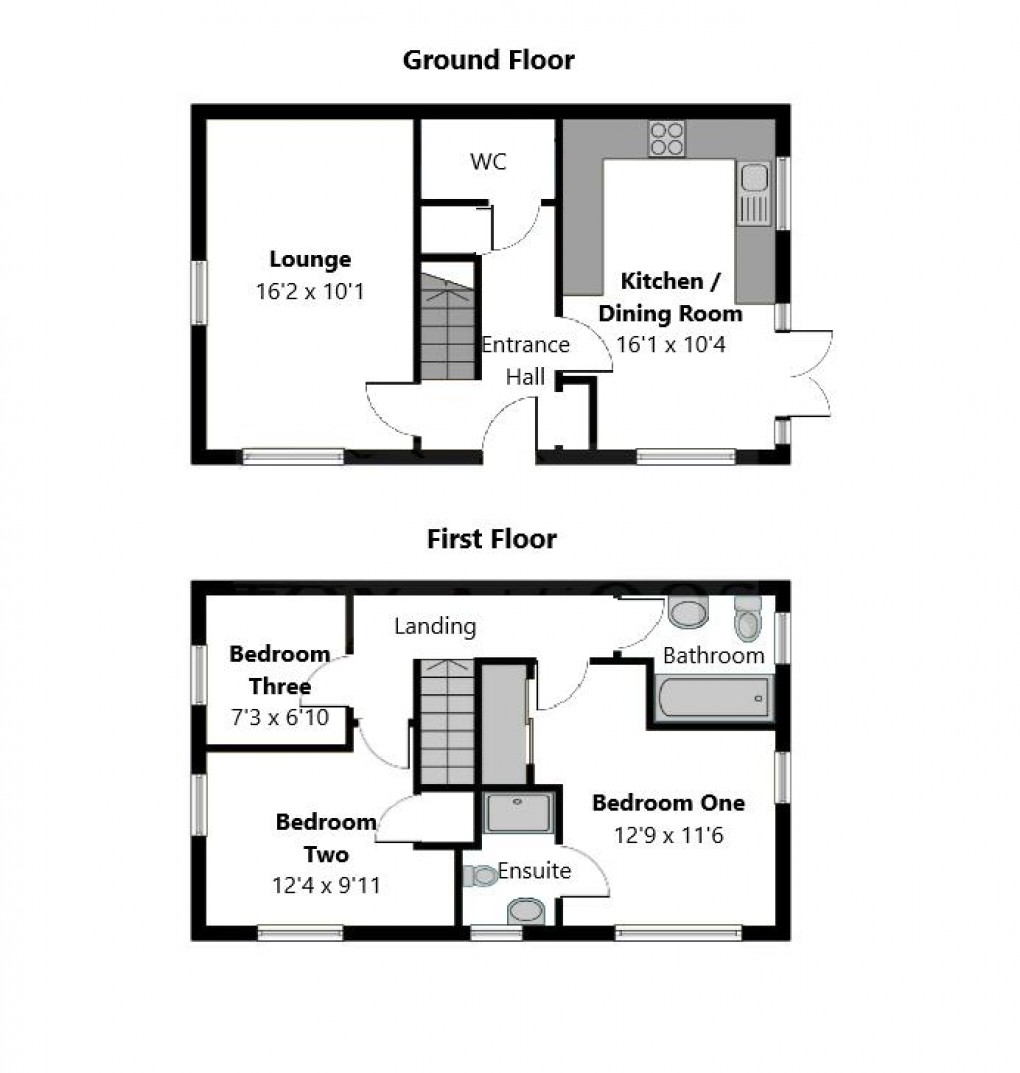 Floorplan for Martletts Close, Peacehaven