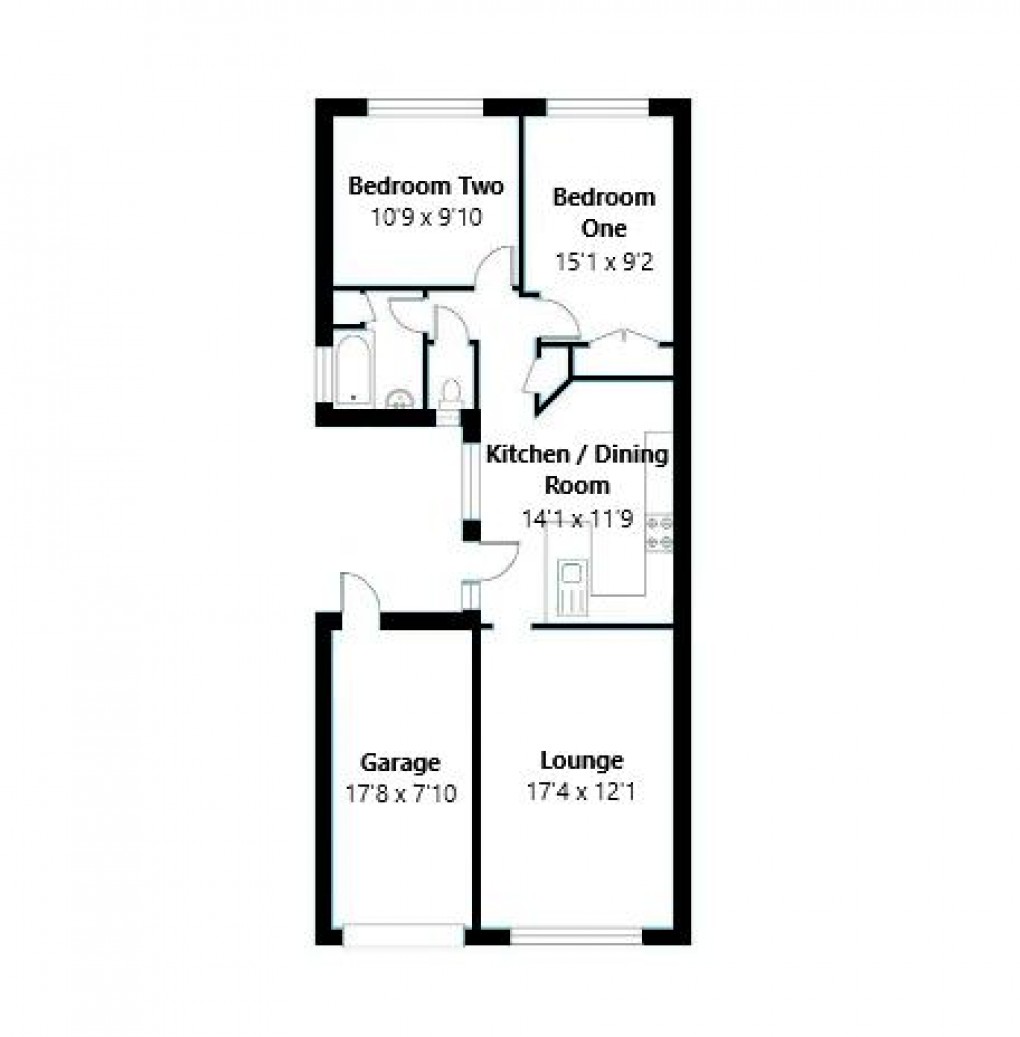 Floorplan for Mayfield Avenue, Peacehaven