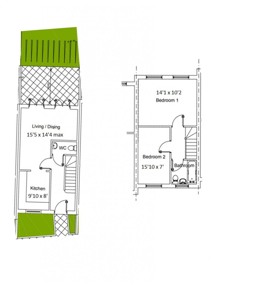 Floorplan for Fort Road, Newhaven