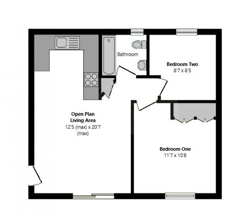 Floorplan for Seahouse, Dorothy Avenue, Peacehaven