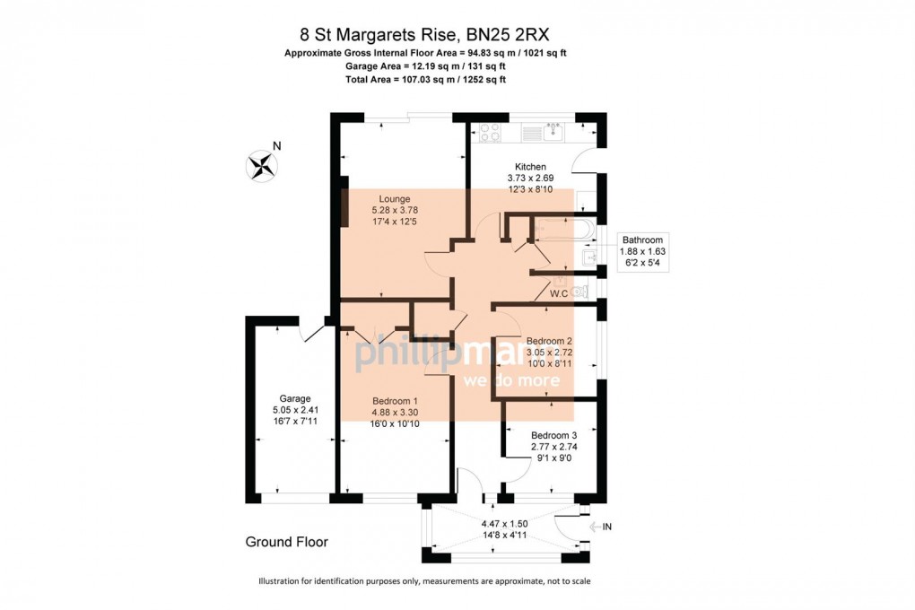 Floorplan for St. Margarets Rise, Seaford