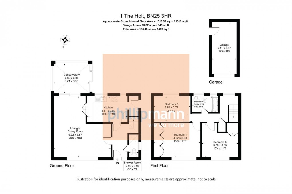 Floorplan for The Holt, Seaford