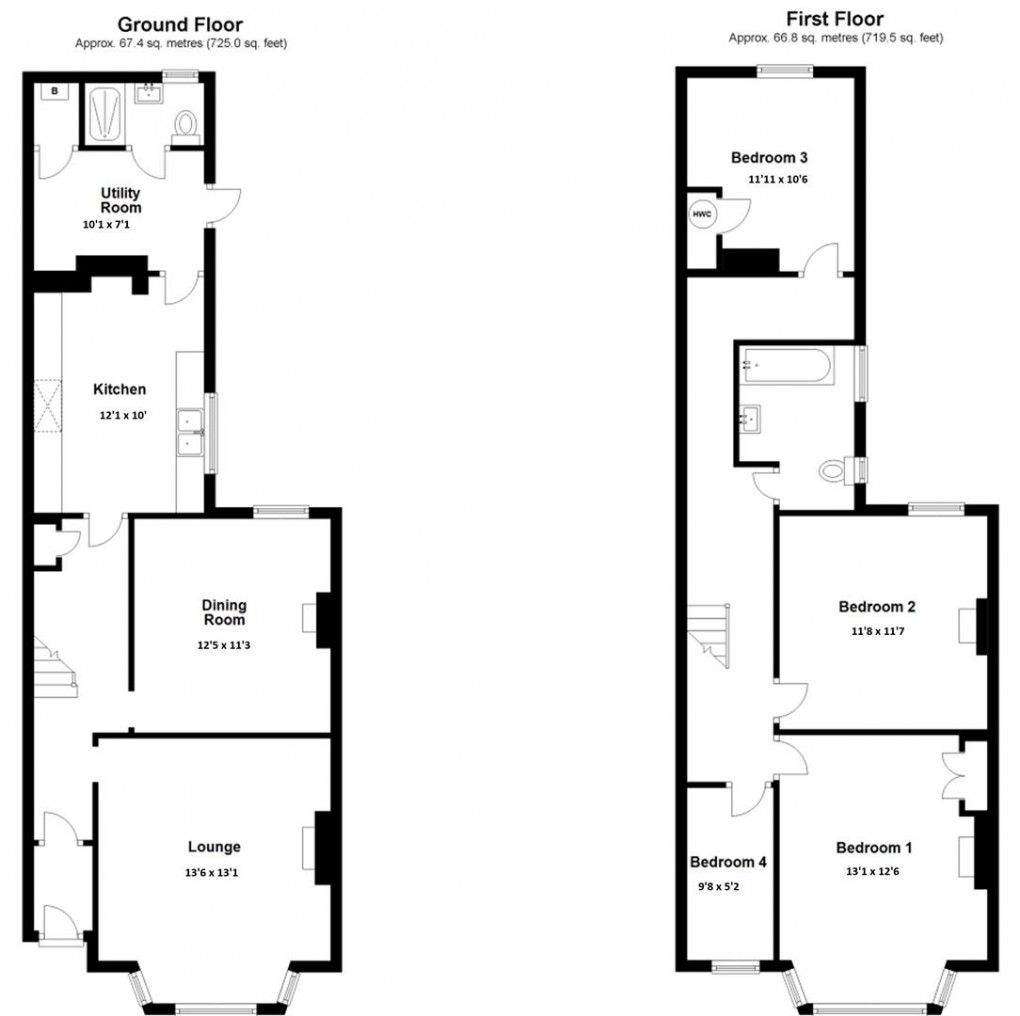 Floorplan for Fort Road, Newhaven