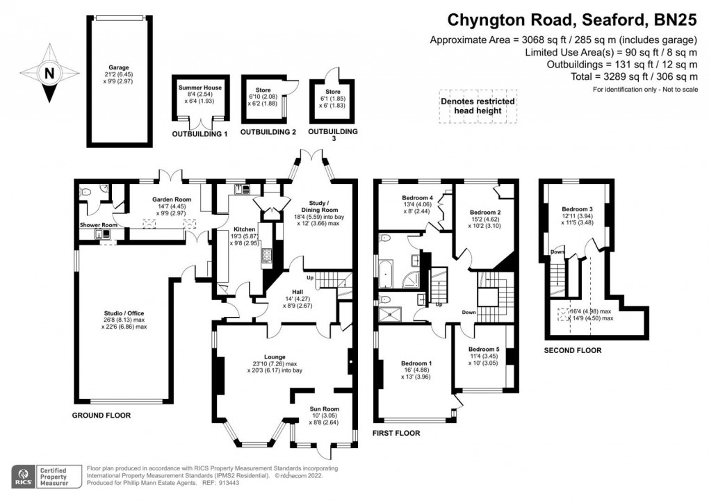 Floorplan for Chyngton Road, Seaford