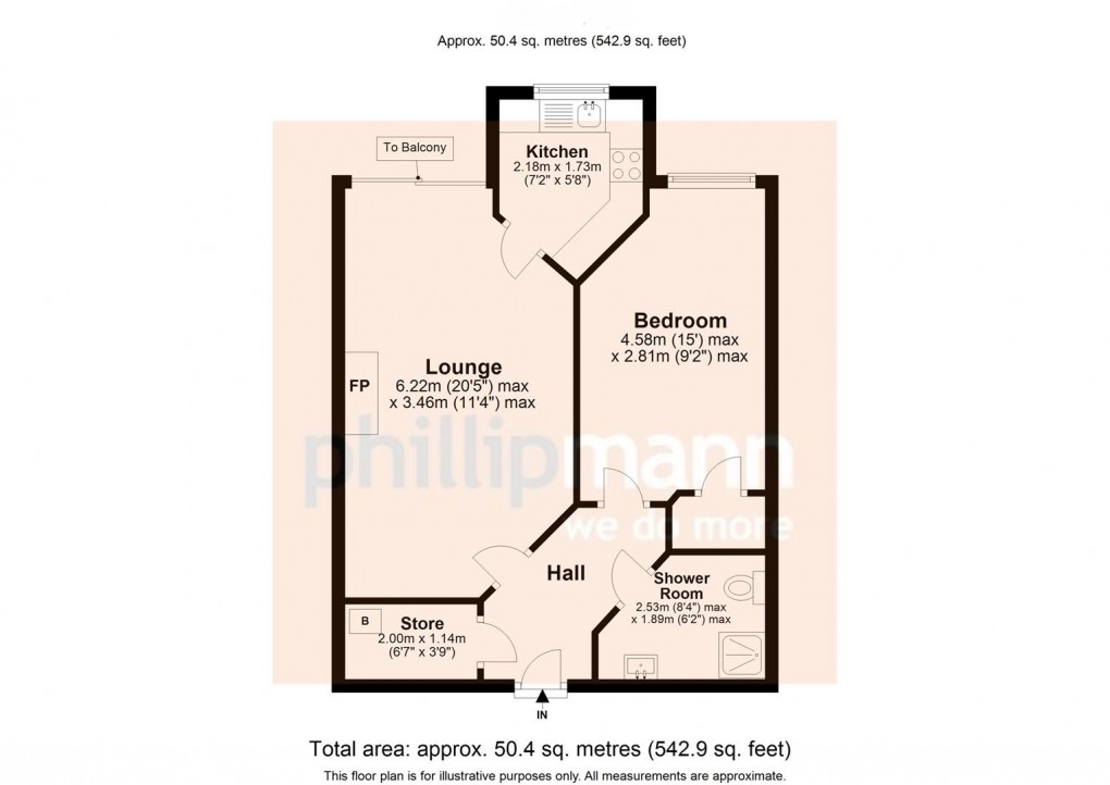 Floorplan for Dane Road, Seaford