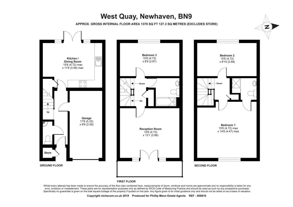 Floorplan for West Quay, Newhaven